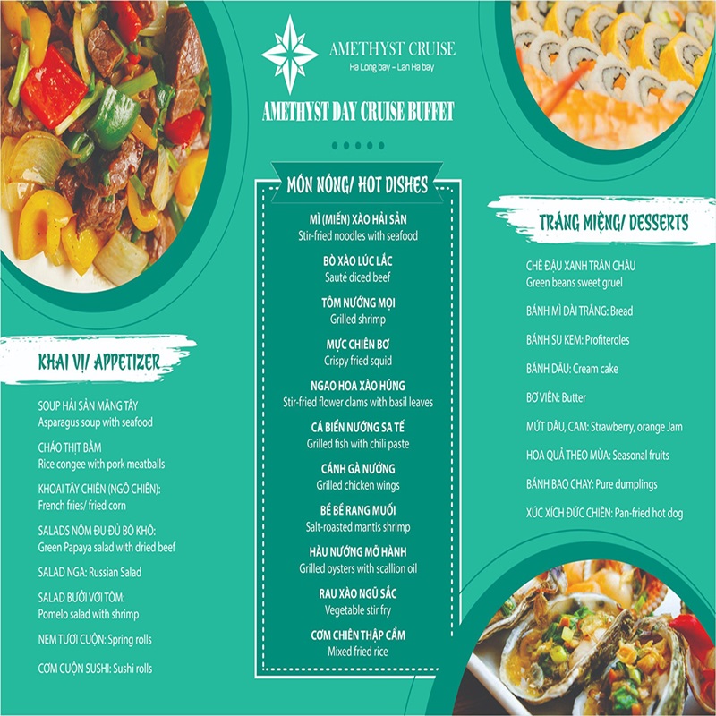 Amethyst Cruise – A Luxury Daily Cruise in Halong Bay – 7 Hours Cruising